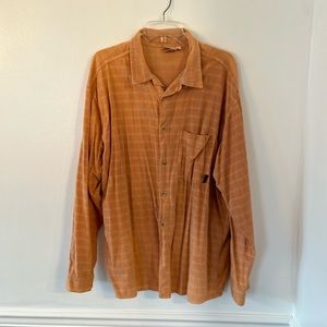 Gramicci long sleeve orange corduroy lightweight
